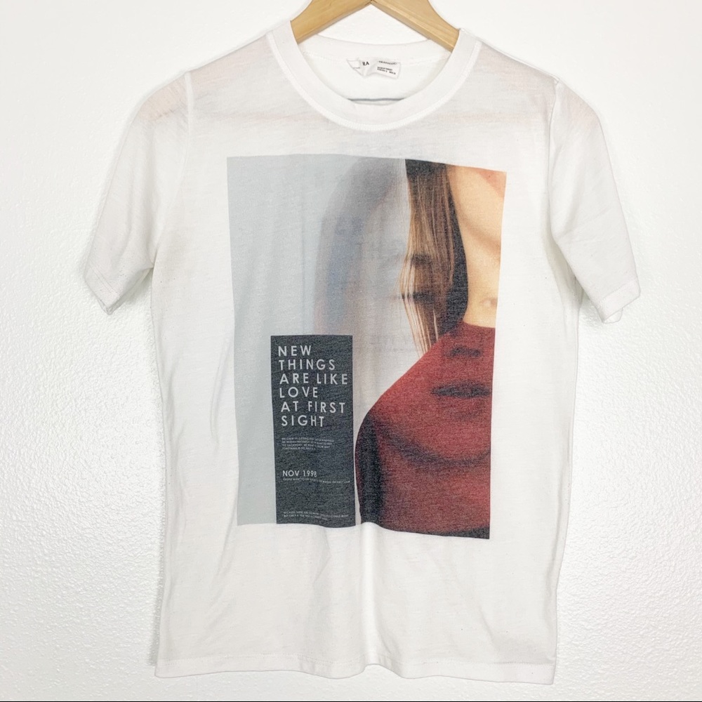 ZARA WHITE T-SHIRT